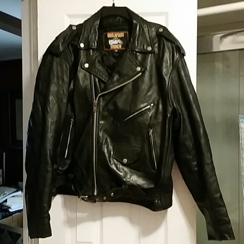 Silver Bike Leather Jacket